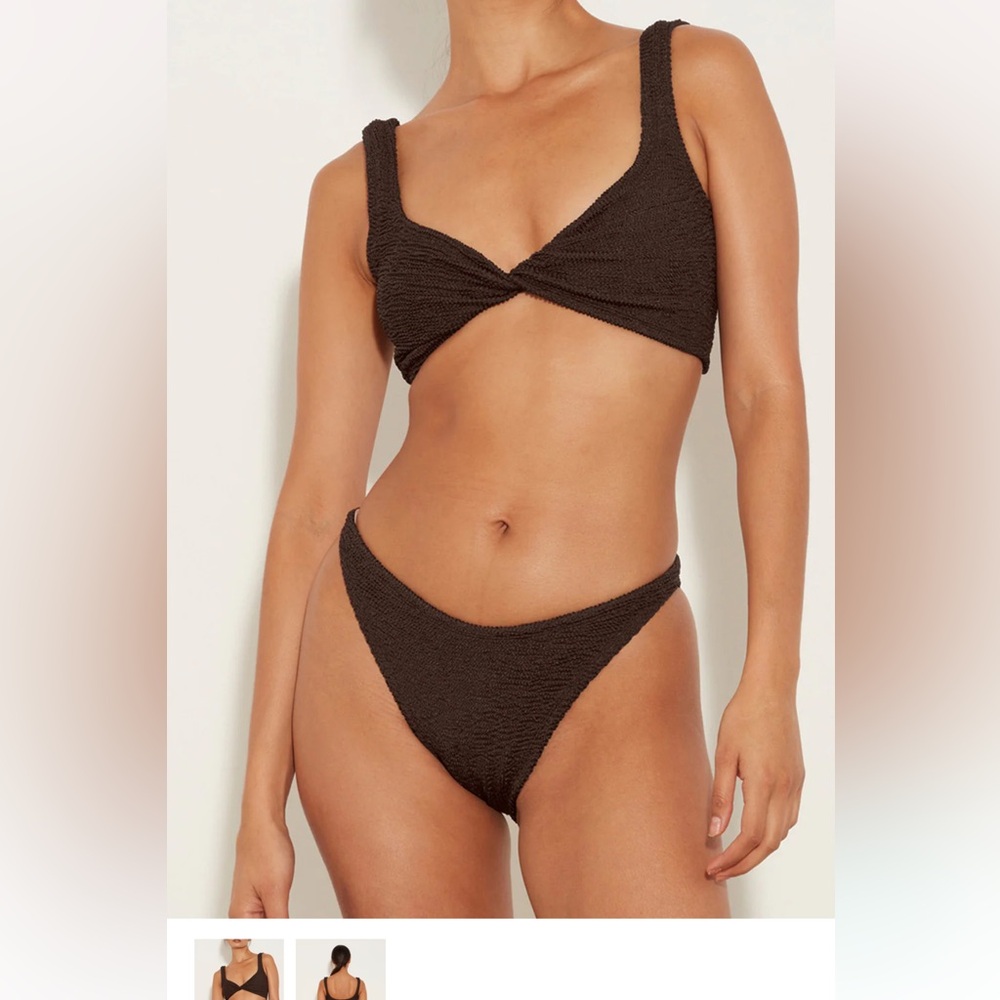 BARELY WORN HUNZA G TWIST BIKINI